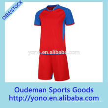 Wholesale full set custom man's soccer jersey uniform